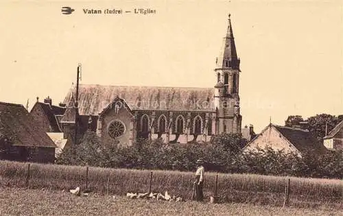 AK / Ansichtskarte Vatan Issoudun 36 Indre Eglise