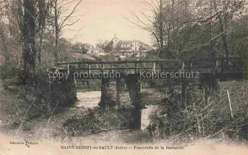 AK / Ansichtskarte Saint-Benoit-du-Sault Passerelle de la Barbaude
