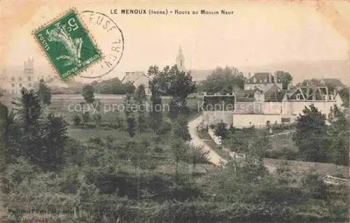 AK / Ansichtskarte Le Menoux Chateauroux 36 Indre Route ou Moulin Neuf