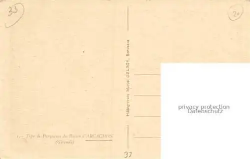 AK / Ansichtskarte ARCACHON 33 Gironde Type de Parqueuse du Bassin