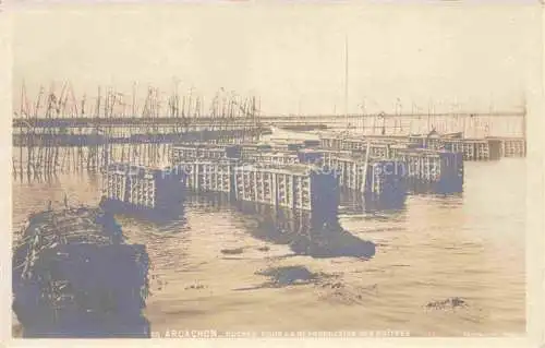 AK / Ansichtskarte ARCACHON 33 Gironde Ruches pour la Reproduction des Huitres