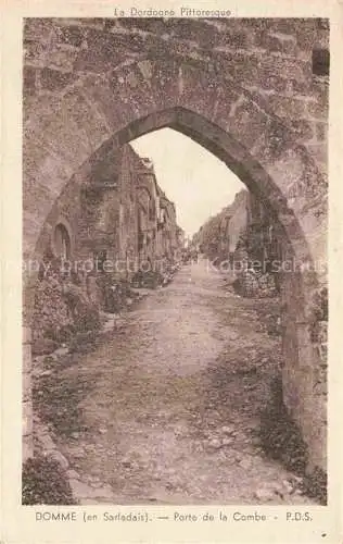 AK / Ansichtskarte Domme Sarlat-la-Caneda 24 Dordogne Porte de la Combe