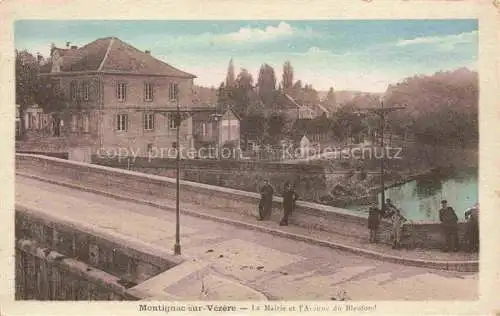 AK / Ansichtskarte Montignac-sur-Vezere Sarlat-la-Caneda 24 Dordogne La Mairie et l'Avenue du Bleufond