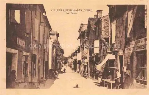 AK / Ansichtskarte Villefranche-du-Perigord Sarlat-la-Caneda 24 Dordogne La Poste