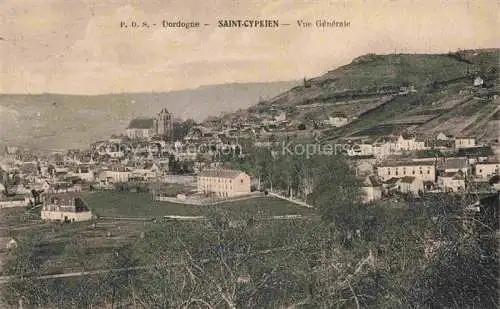 AK / Ansichtskarte Saint-Cyprien Dordogne Vue generale