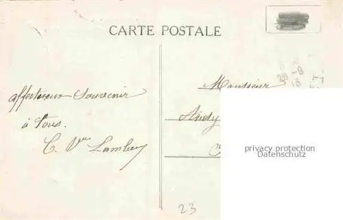 AK / Ansichtskarte Saint-Vaury Gueret 23 Creuse Chateau de Cholet vue generale