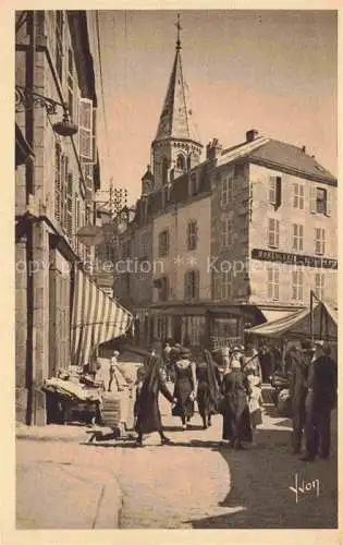 AK / Ansichtskarte Gueret 23 Creuse Un coin de la place du marche
