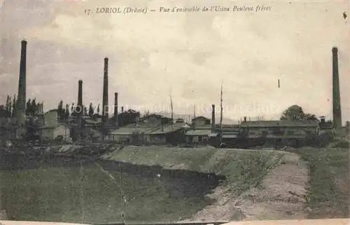 AK / Ansichtskarte Loriol-sur-Drome VALENCE 26 Drome Vue d'ensemble de l'Usine Poulenc freres