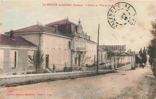 AK / Ansichtskarte La Begude-de-Mazenc NYONS 26 Drome Hotel de Ville et le Ecole