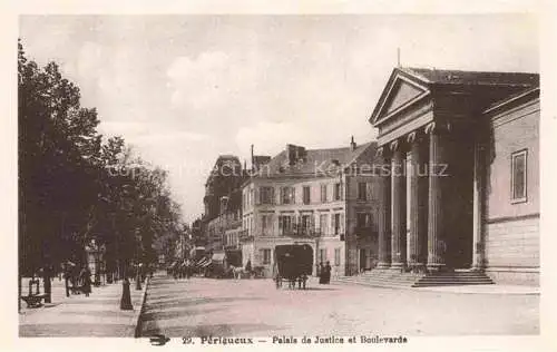 AK / Ansichtskarte PERIGUEUX 24 Dordogne Palais de Justice et Boulevards