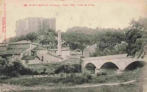 AK / Ansichtskarte Suze-la-Rousse NYONS 26 Drome Vue a l'Est Pont sur le Lex