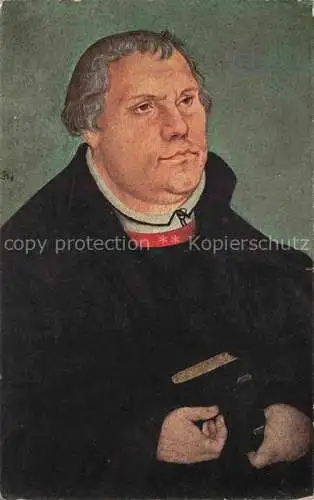 AK / Ansichtskarte Luther Martin Lucas Cranach Litho