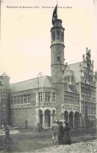 AK / Ansichtskarte Exposition Bruxelles 1910 Pavillon Ville de Gand 