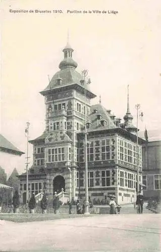 AK / Ansichtskarte Exposition Bruxelles 1910 Pavillon Ville Liege 