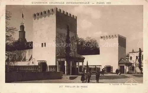 AK / Ansichtskarte Exposition Coloniale Internationale Paris 1931 Pavillon du Maroc 
