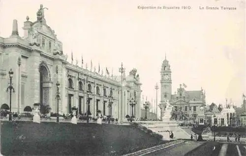 AK / Ansichtskarte Exposition Bruxelles 1910 la Grand Terrasse 