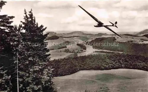 AK / Ansichtskarte Segelflug Gliding Vol-Voile Vuolo-a-Vela Volo-a-Vela-- Rhoen Wasserkuppe 