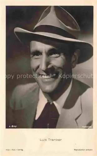 AK / Ansichtskarte Foto Film-Foto Nr. A 3879/1 Luis Trenker Hutmode 