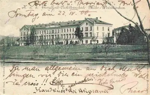 AK / Ansichtskarte Hranice na Morave Maehrisch Weisskirchen CZ Kavallerie-Kadettenschule