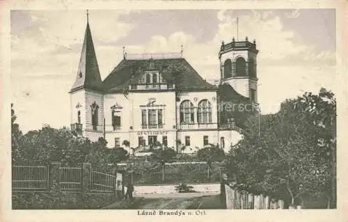 AK / Ansichtskarte Lazne Brandys nad Orlici CZ Sokol Restaurace