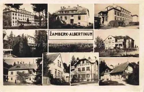 AK / Ansichtskarte Zamberk Senftenberg CZ Albertinum Panorama