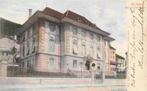 AK / Ansichtskarte St Imier Courtelary BE Banque Cantonale