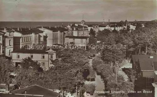 AK / Ansichtskarte ZINNOWITZ Ostseebad Villen am Strand