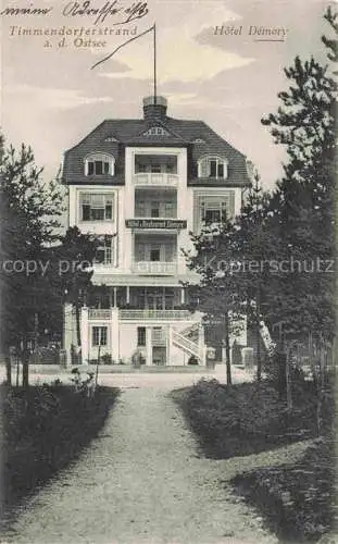 AK / Ansichtskarte Timmendorfer Strand Timmendorferstrand Timmendorf Hotel Démory