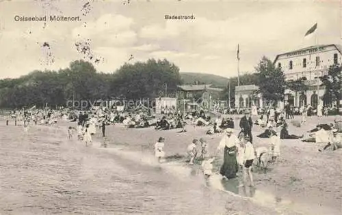 AK / Ansichtskarte Moeltenort Heikendorf Schleswig-Holstein Badestrand