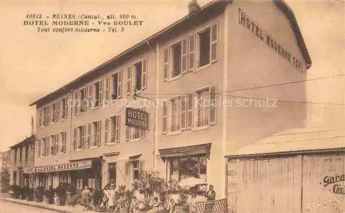 AK / Ansichtskarte Salers Mauriac 15 Cantal Hotel Moderne