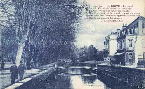 AK / Ansichtskarte BRIVE -LA-GAILLARDE 19 Correze Promenade au canal