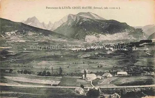 AK / Ansichtskarte Lus-la-Croix-Haute DIE 26 Drome Panorama