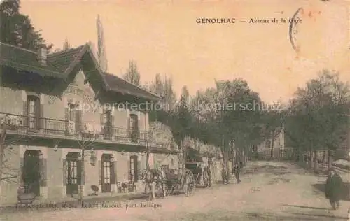 AK / Ansichtskarte Genolhac ALES 30 Gard Avenue de la Gare