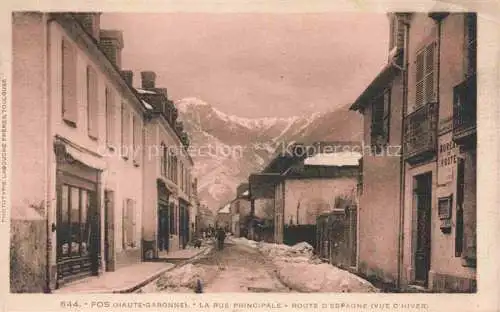 AK / Ansichtskarte Fos Saint-Gaudens 31 Haute-Garonne La Rue Principale