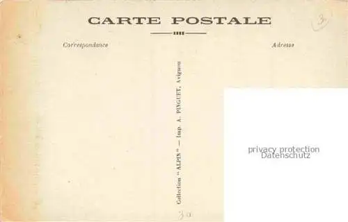 AK / Ansichtskarte Villeneuve-les-Avignon NIMES 30 Gard La Rue des Arcades et l'Eglise Kuenstlerkarte