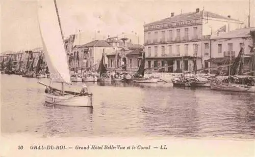 AK / Ansichtskarte Grau-du-Roi NIMES 30 Gard Grand Hotel Belle Vue et le Canal