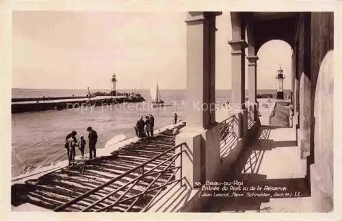 AK / Ansichtskarte Grau-du-Roi NIMES 30 Gard Entree du Port vue de la Reserve