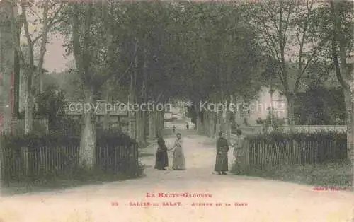 AK / Ansichtskarte Salies-du-Salat Saint-Gaudens 31 Haute-Garonne Avenue de la Gare