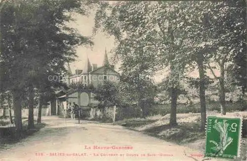 AK / Ansichtskarte Salies-du-Salat Saint-Gaudens 31 Haute-Garonne Le Couvent et Route de Saint Girons