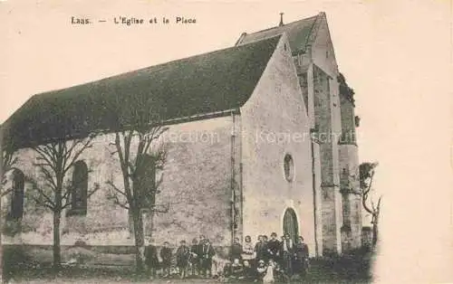 AK / Ansichtskarte Laas Mirande 32 Gers Eglise et la Place