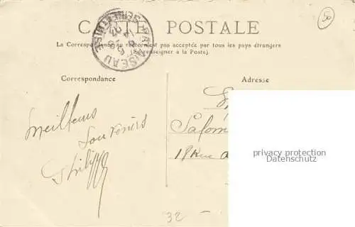 AK / Ansichtskarte Monguilhem Condom 32 Gers Un coin de la Place