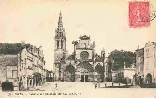 AK / Ansichtskarte Bazas Langon 33 Gironde Cathedrale St Jean