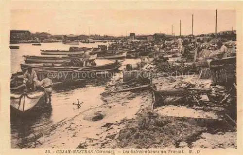AK / Ansichtskarte Gujan-Mestras Arcachon 33 Gironde Les Ostreiculteurs au Travail
