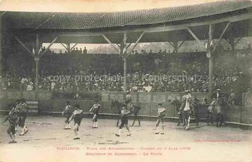 AK / Ansichtskarte TOULOUSE 31 Haute-Garonne Plaza des Amidonniers Regaterin et Almanseno Le Paseo