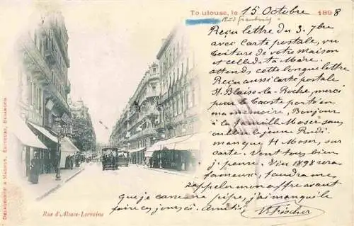 AK / Ansichtskarte TOULOUSE 31 Haute-Garonne Rue d'Alsace Lorraine