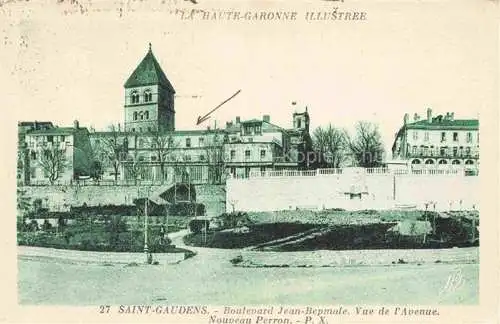 AK / Ansichtskarte Saint-Gaudens St-Gaudens 31 Haute-Garonne Boulevard Jean Bepmale Vue de l'Avenue Nouveau Perron