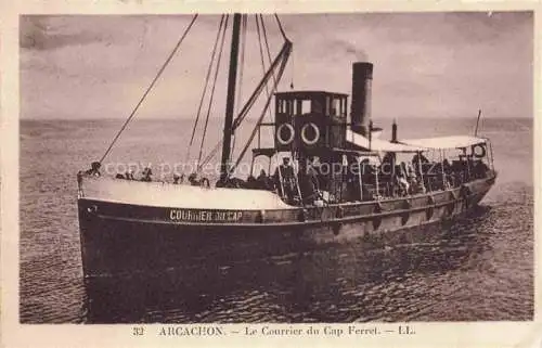 AK / Ansichtskarte ARCACHON 33 Gironde Le Courrier du Cap Ferret