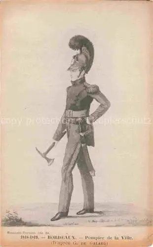 AK / Ansichtskarte BORDEAUX 33 Gironde Pompier de la Ville