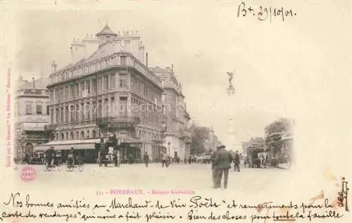 AK / Ansichtskarte BORDEAUX 33 Gironde Maisons Gobinceau