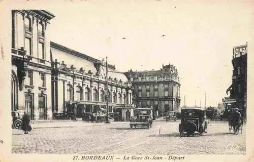 AK / Ansichtskarte BORDEAUX 33 Gironde La Gare St Jean Depart
